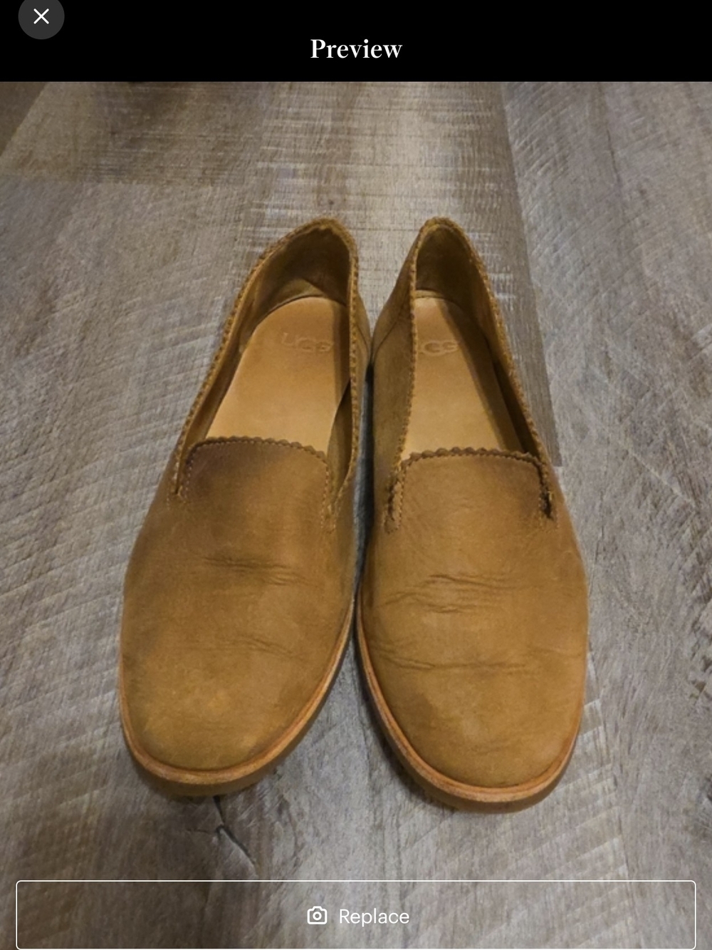 UGG Women’s Tan Suede Slip-On Mules